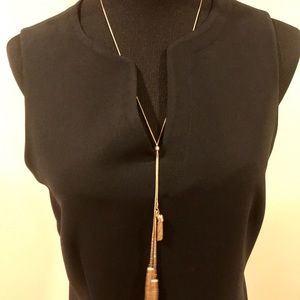 Jones NY split neck sheath look at the back pleat!
